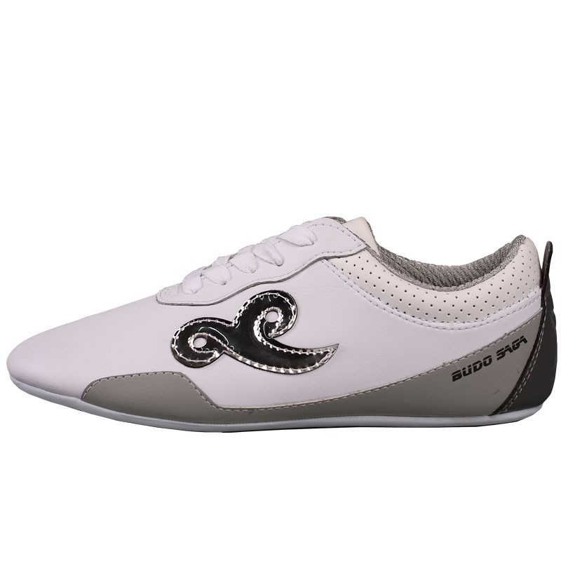 propitious cloud 3 white microfiber leather Kungfu shoes